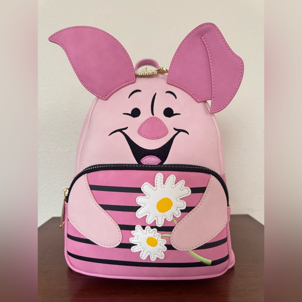 Winnie The Pooh Piglet Flower Loungefly Backpack